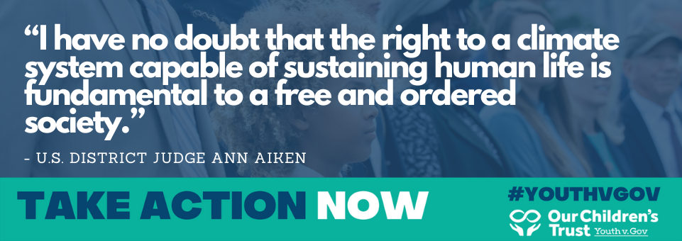 I have no doubt that the right to a climate system capable of sustaining human life is fundamental to a free and ordered society