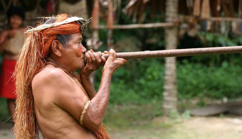 Yagua tribesman Peru