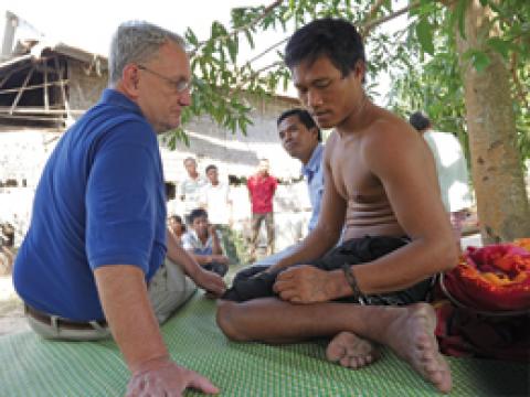 Maryknoll Associate Priest Kevin Conroy in Cambodia