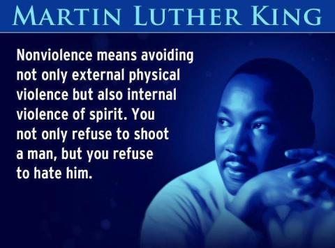 MKL quote nonviolence