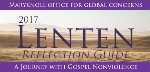 Maryknoll OGC Lenten Reflection Guide 2017 logo