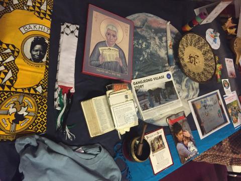 Symbols of peace shared by participants of the Nonviolence and Just Peace conference
