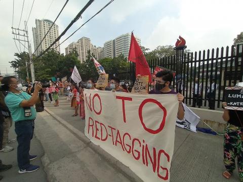 Philippines Protest of Lumad youth against redtagging closure of Lumad schools December 3, 2020, by Wikimedia Commons