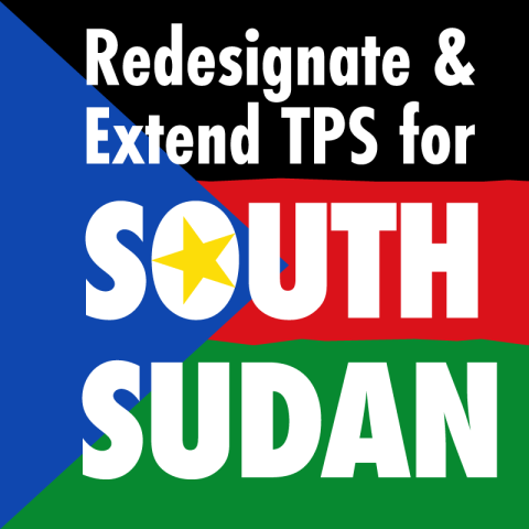 Redesignate and Extend TPS for South Sudan