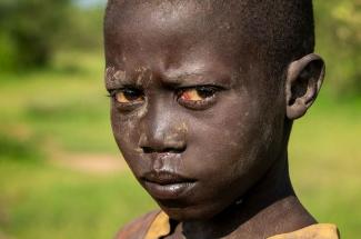 Mundari cattle boy, South Sudan, by Flickr/Rod Waddington