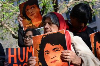 Berta Caceres protest