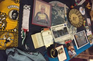 Symbols of peace shared by participants of the Nonviolence and Just Peace conference