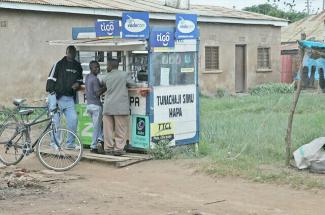 Tanzania cell phone store