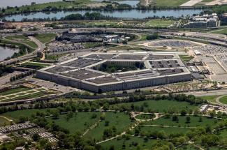 Aerial photo of the Pentagon