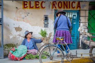 Street scene Peru