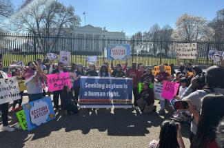 Protect Asylum Rally in front of White House